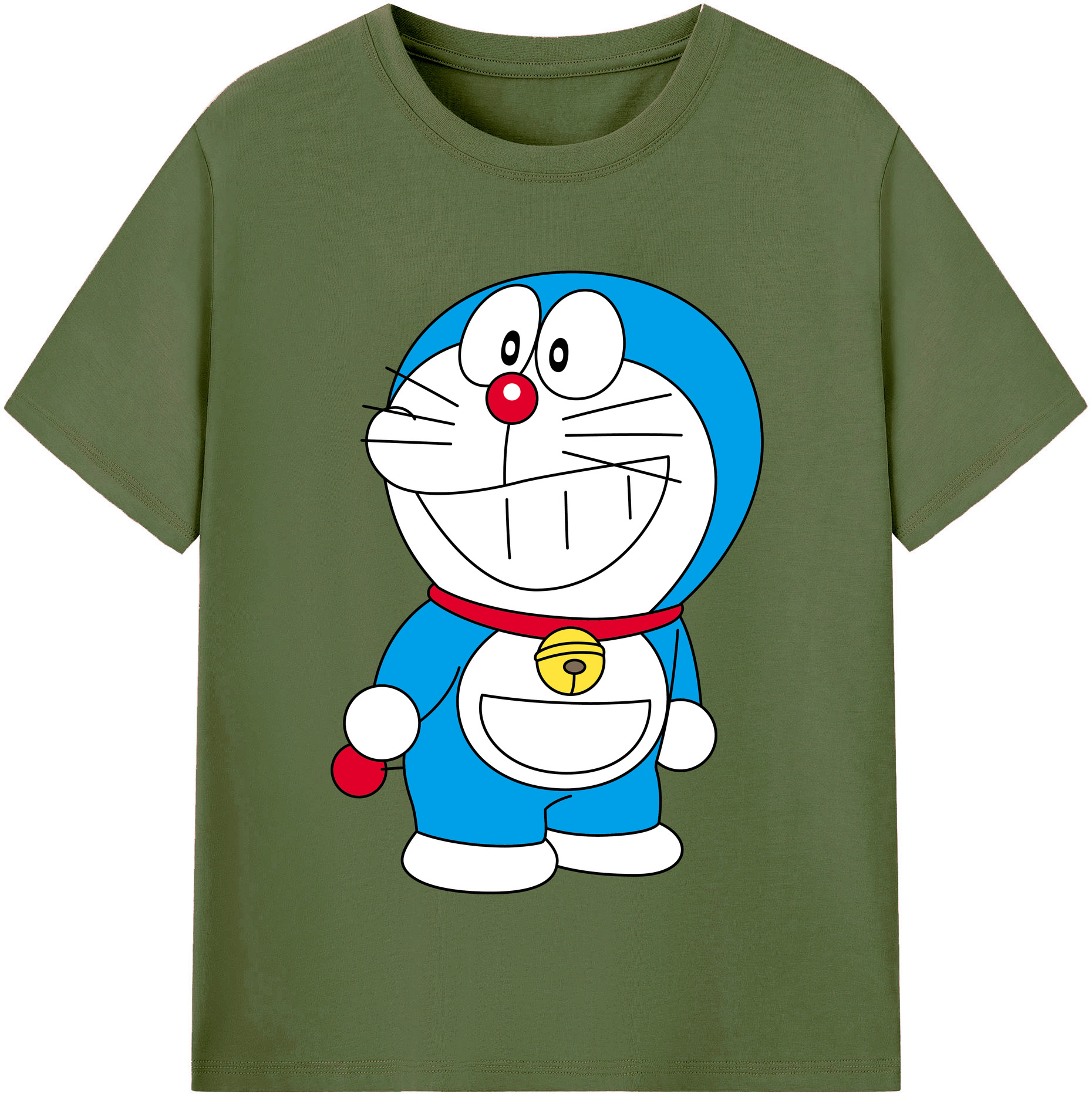 （画像用） ドラえもん Doraemon 綿100％半袖Tシャツ（フロントプリント）